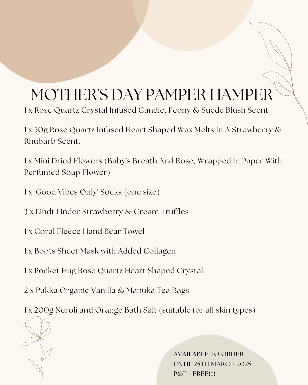 Mother's Day Pamper Hamper
