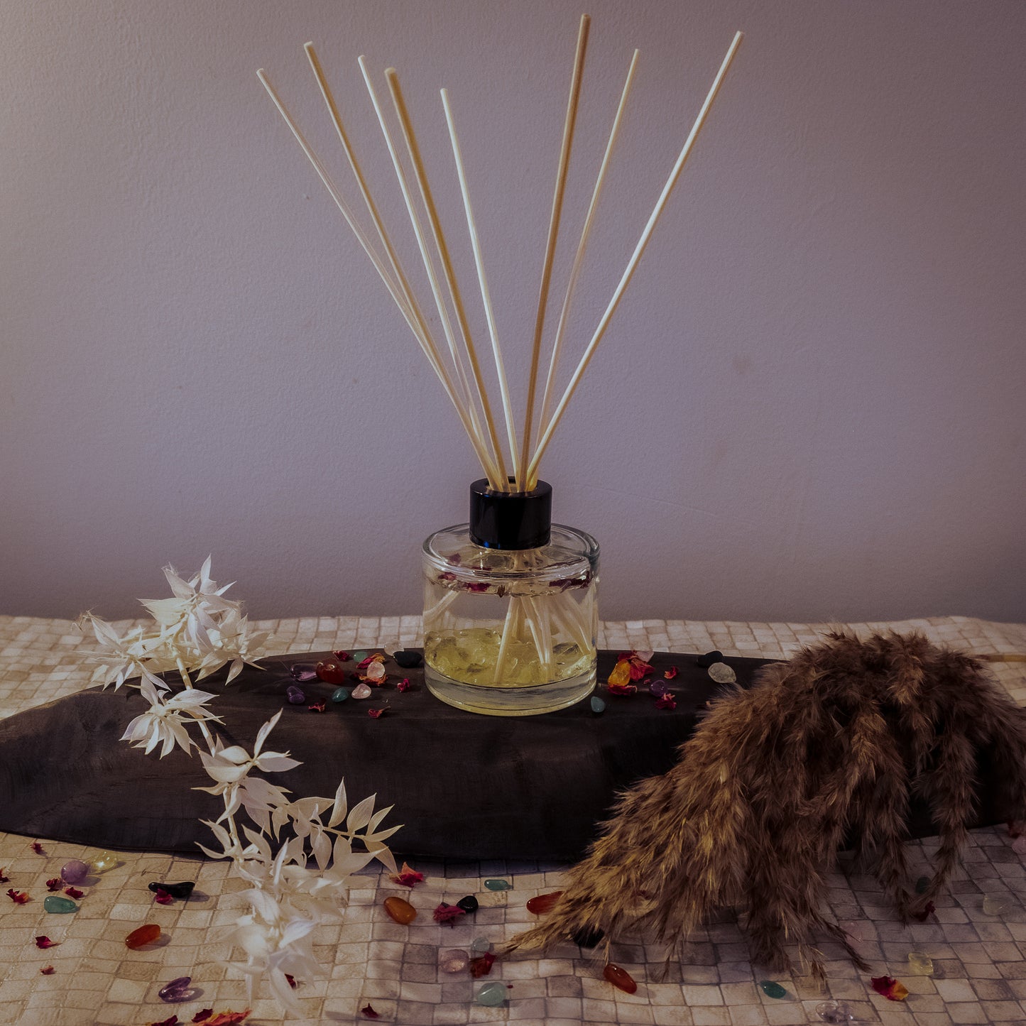 Citrine Crystal Infused Reed Diffusers - Customisable (100ml)