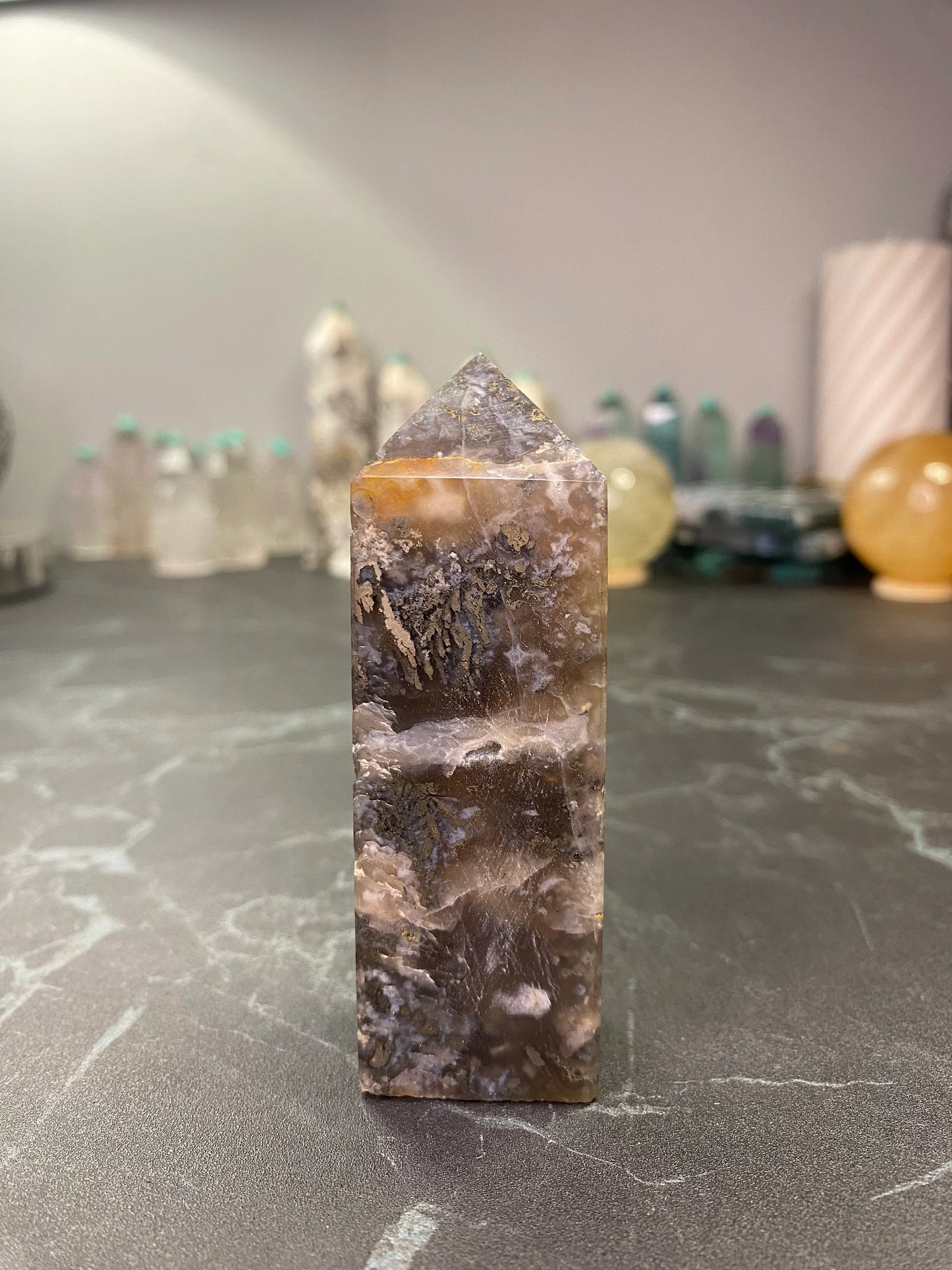 NO.1 Pyrite in Quartz Point