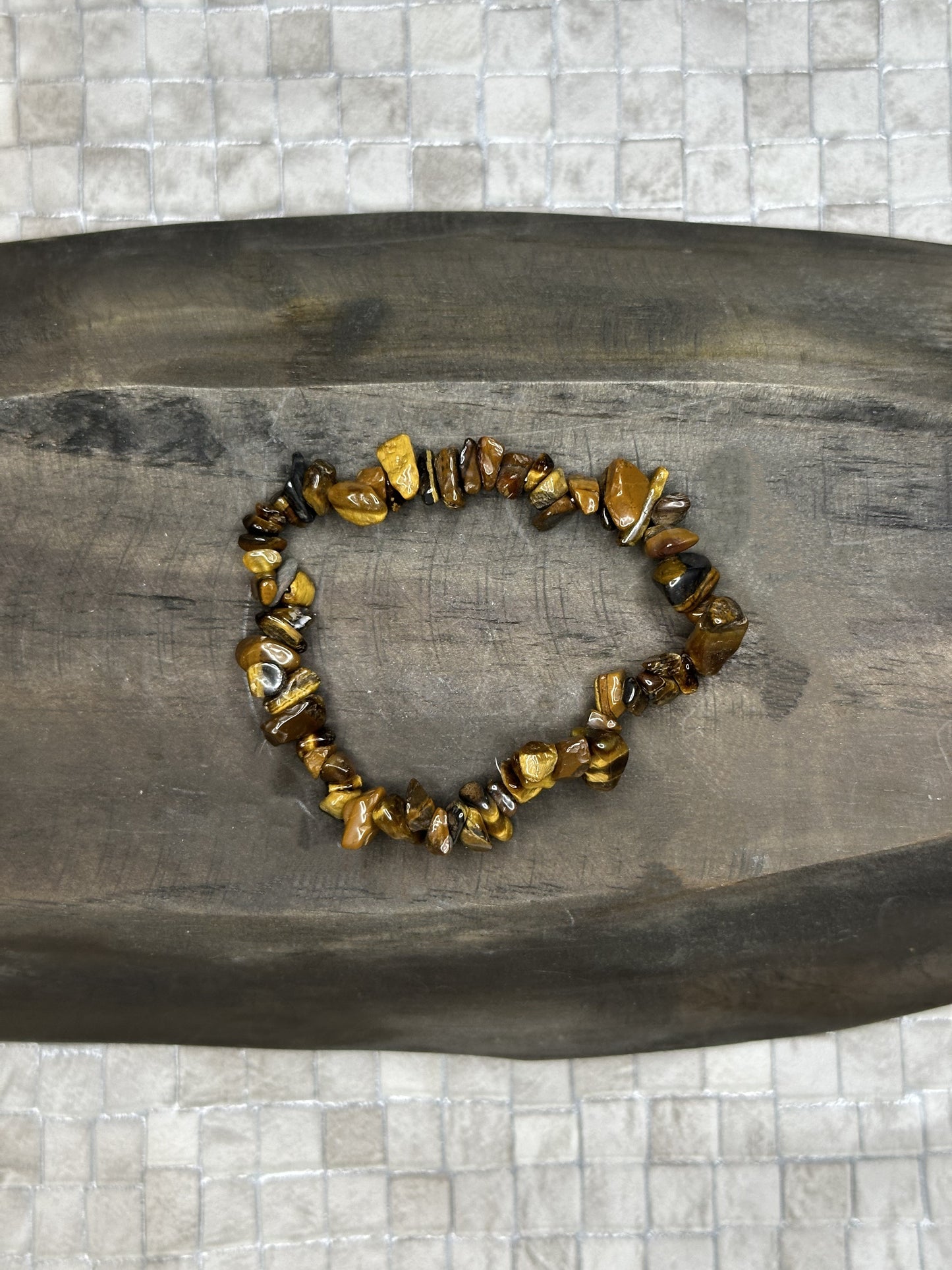 Golden Tigers Eye Chip Bracelet
