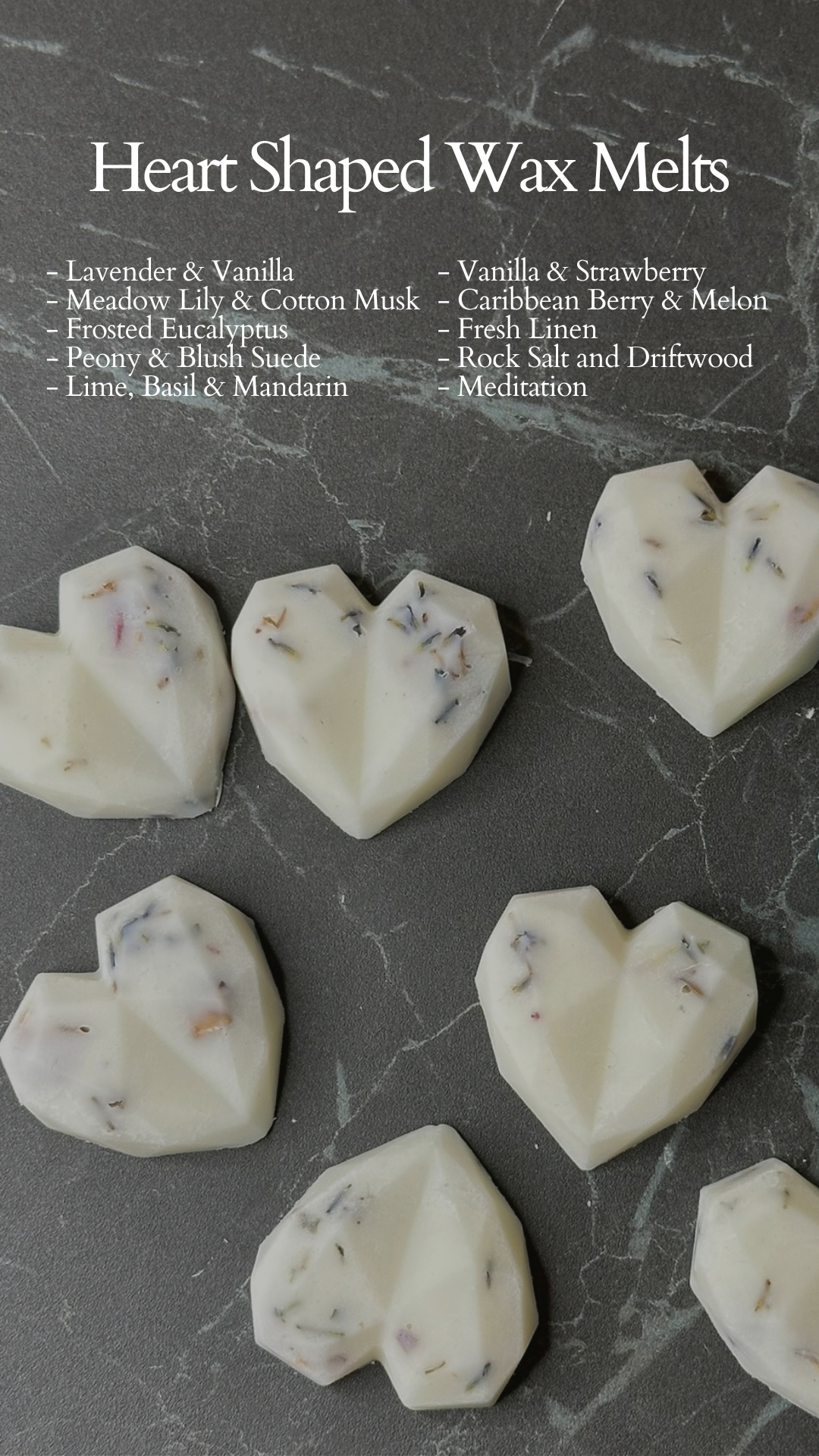 Heart Shaped Wax Melts