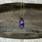 Amethyst Hexagon Crystal Point Necklace