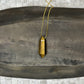 Golden Tiger's Eye Hexagon Crystal Point Necklace