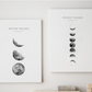 Moon Phase Canvas Print (3 Phases & All Phases)