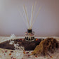 Black Obsidian Crystal Infused Reed Diffusers - Meadow Lily & Cotton Musk (100ml)