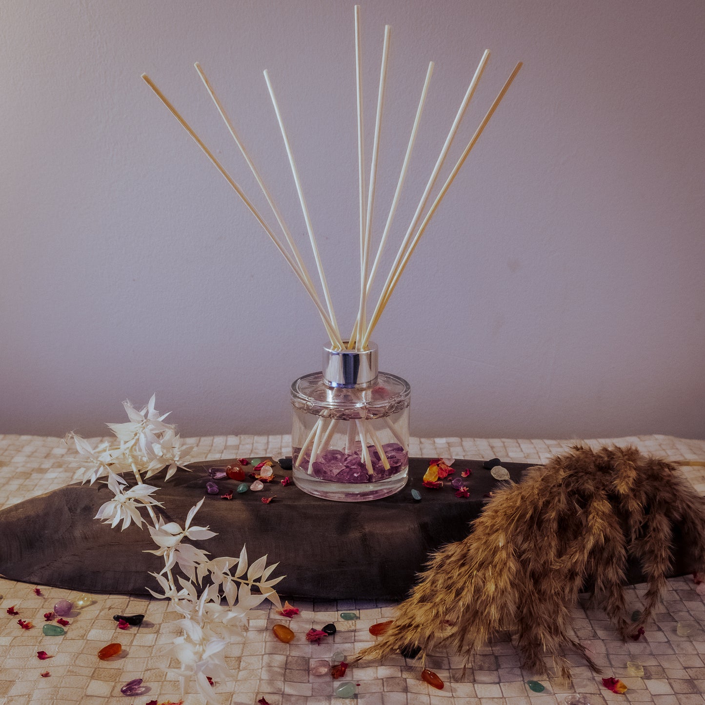Amethyst Crystal Infused Reed Diffusers - Customisable (100ml)