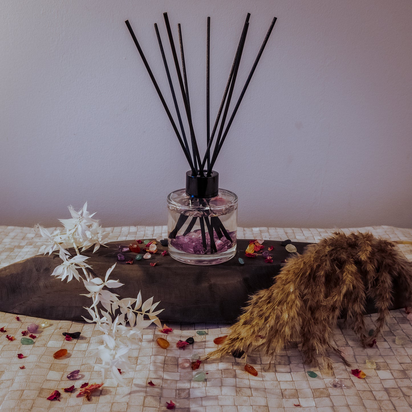 Amethyst Crystal Infused Reed Diffusers - Customisable (100ml)