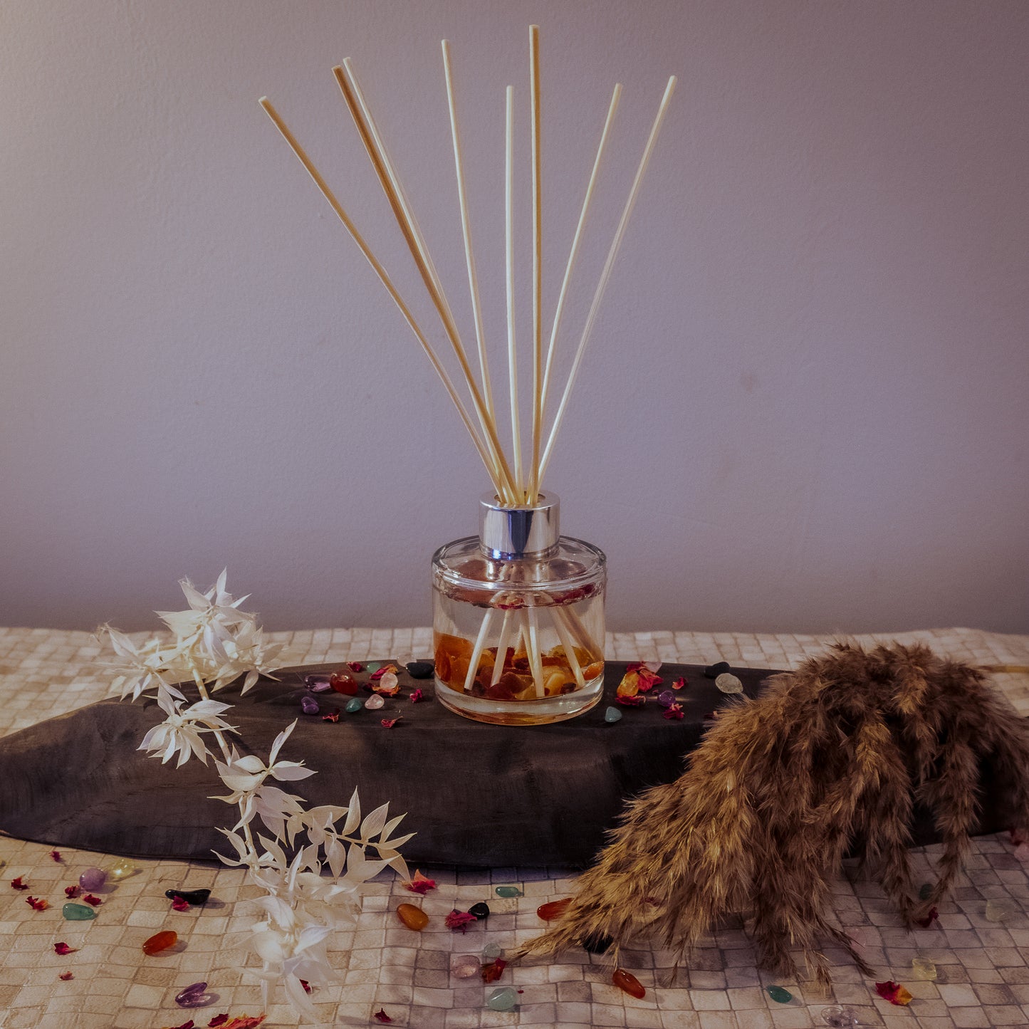 Carnelian Crystal Infused Reed Diffusers - Customisable (100ml)