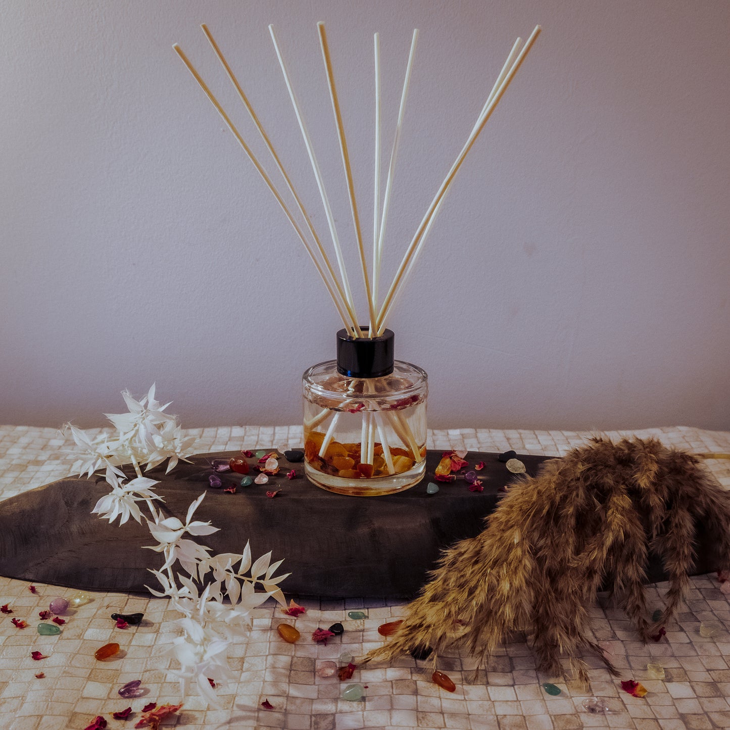 Carnelian Crystal Infused Reed Diffusers - Customisable (100ml)