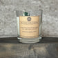 Green Aventurine Infused crystal candle - Frosted Eucalyptus Scent (200g)