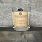 Black Obsidian Infused crystal candle - Meadow Lily & Cotton Musk Scent (200g)