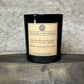 Black Obsidian Infused crystal candle - Meadow Lily & Cotton Musk Scent (200g)