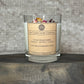 Citrine Infused crystal candle - Lime, Basil & Mandarin (200g)