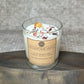 Citrine Infused crystal candle - Lime, Basil & Mandarin (200g)