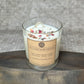 Clear Quartz Infused crystal candle - Lavender & Vanilla Scent (200g)
