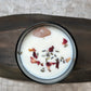 Rose Quartz Infused crystal candle - Peony & Blush Suede Scent (200g)