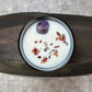 Amethyst Infused crystal candle - Meditation Scent (200g)