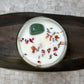 Green Aventurine Infused crystal candle - Frosted Eucalyptus Scent (200g)