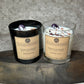 Amethyst Infused crystal candle - Meditation Scent (200g)