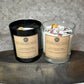 Citrine Infused crystal candle - Lime, Basil & Mandarin (200g)