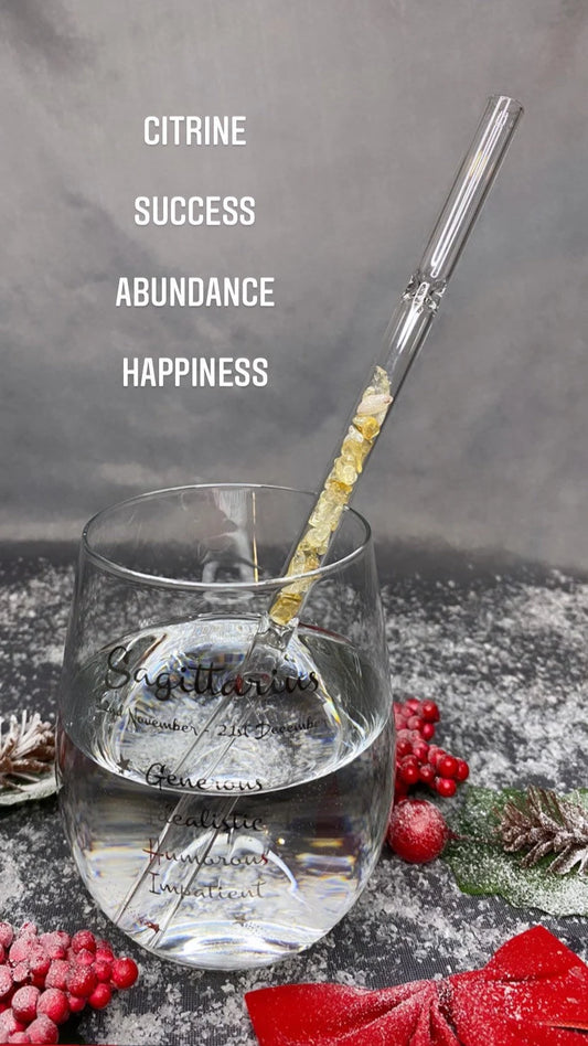 Crystal Infused Straw