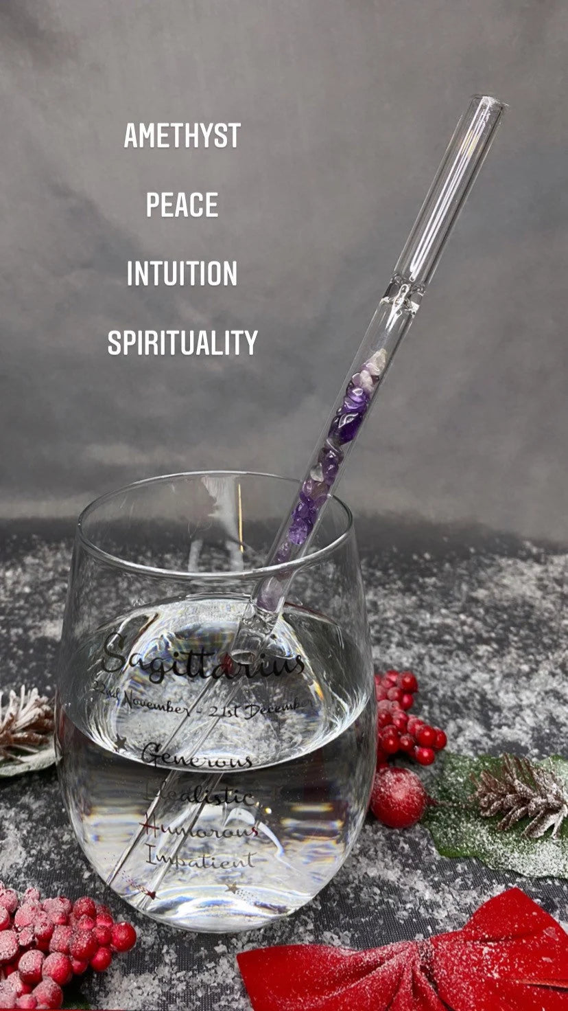 Crystal Infused Straw