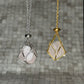 Stainless Steel Adjustable Cage Necklace - Gold/Silver