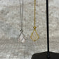 Stainless Steel Adjustable Cage Necklace - Gold/Silver
