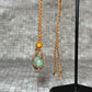 Black/Brown Cord Adjustable Cage Necklace